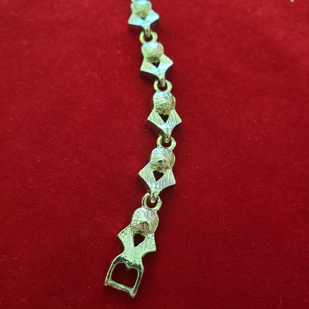 Vintage purple Rignstones bracelet - Picture 13 of 13